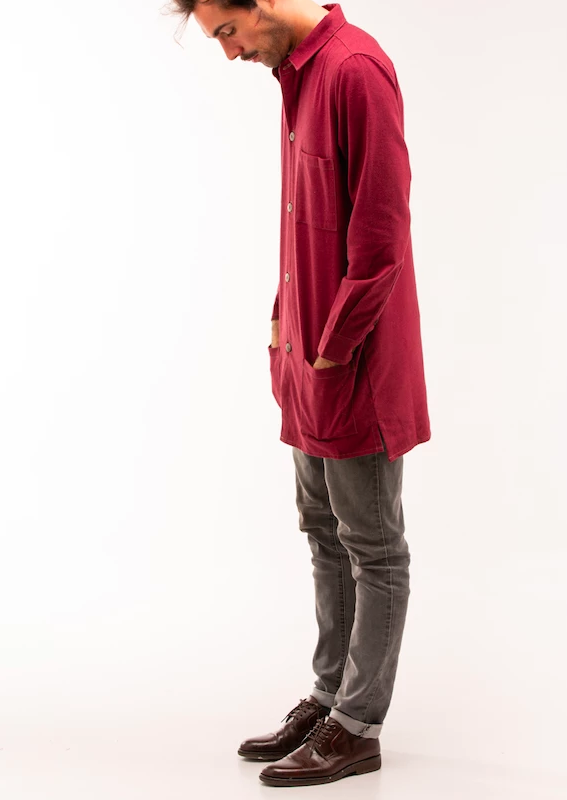 Almost Jacket Frannel Burgundy