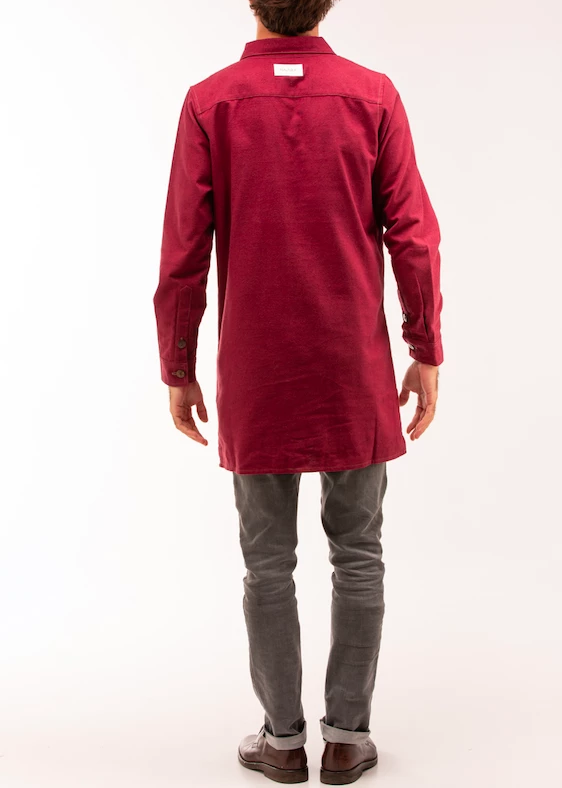 Almost Jacket Frannel Burgundy