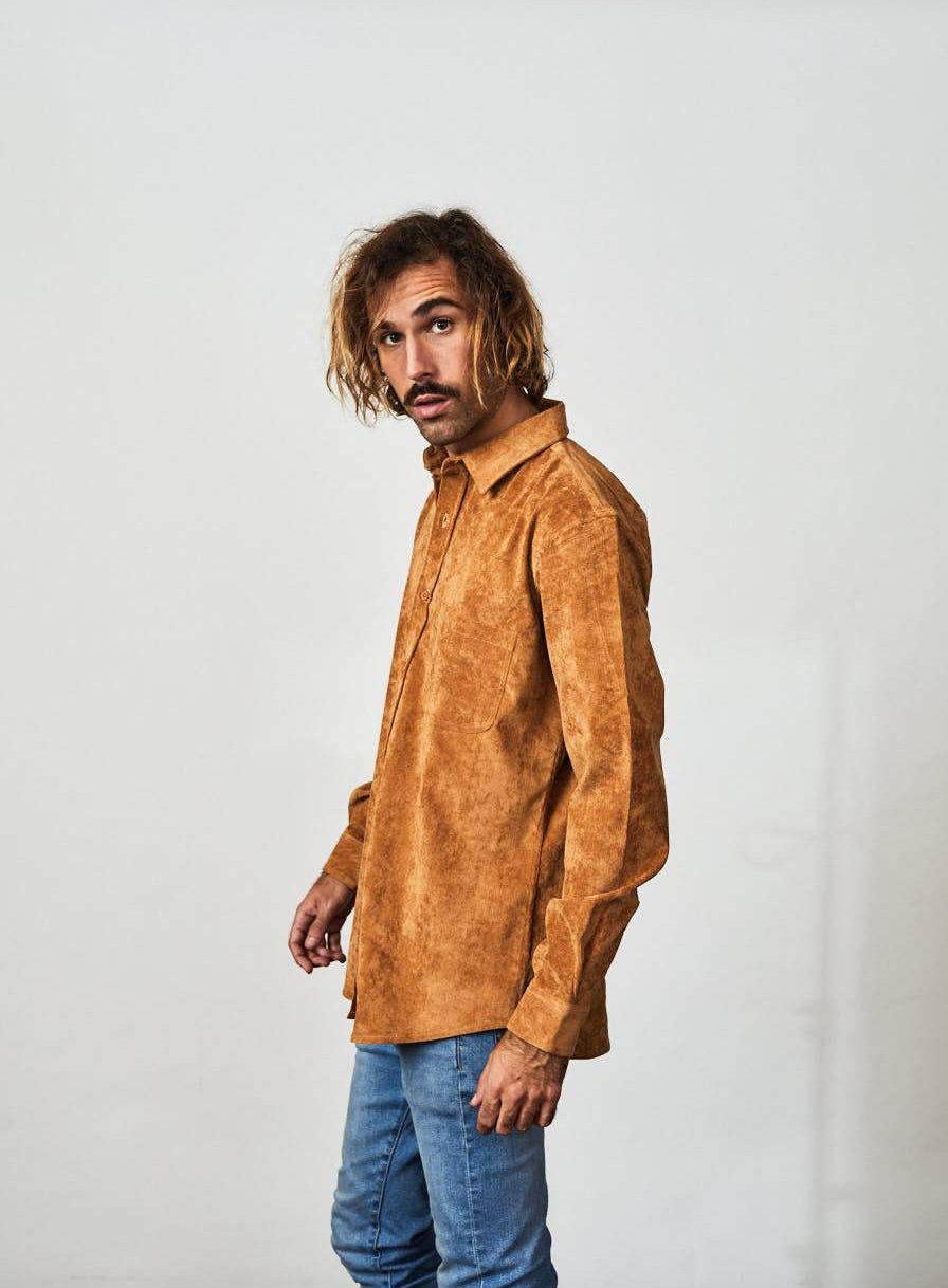 Suede corduroy