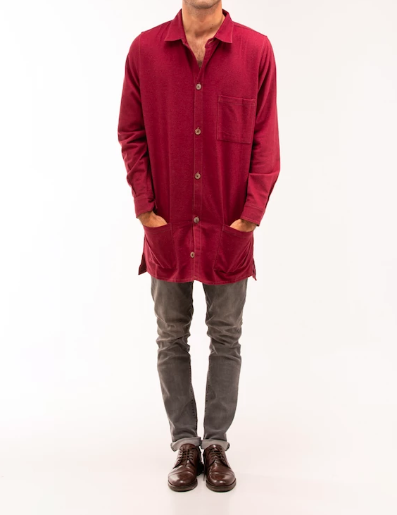 Almost Jacket Frannel Burgundy