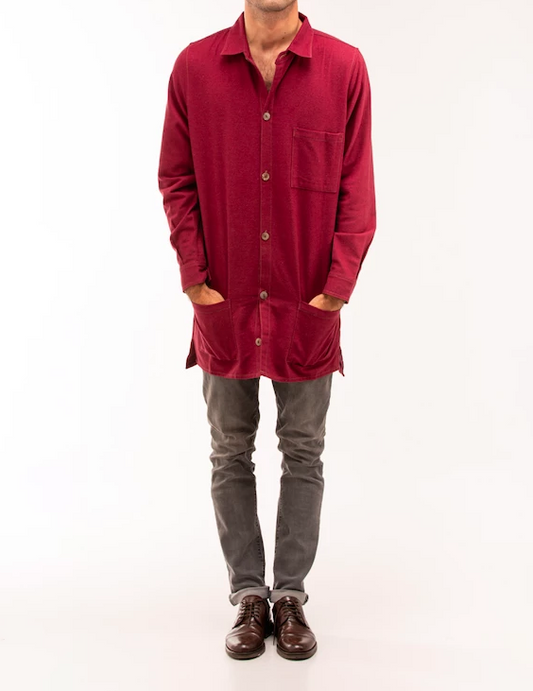 Almost Jacket Frannel Burgundy