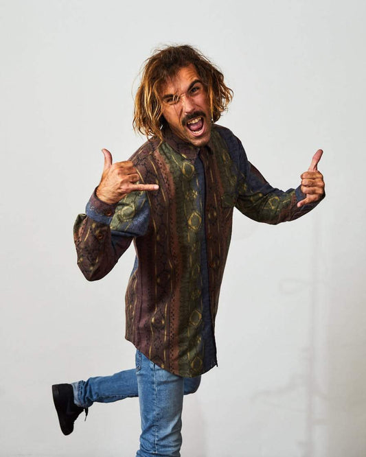 camisa franela de invierno a rayas marca naiara brand